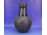 Régi nagyméretű feketecserép váza