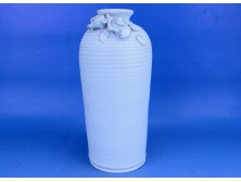 Retro fehér kerámia váza