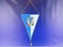 Címeres PM SC háromszög csapatzászló