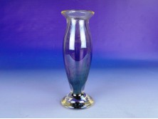 Fújtüveg irizáló váza 1930 körüli