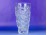Régi vastagfalú csiszoltüveg váza