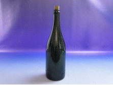 Régi HAGGENMACHER üveg sörös üveg 28 cm