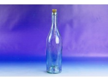 Antik fújt üveg palack 28 cm 7.5 dl