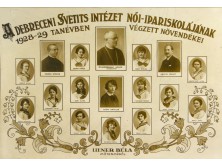 Régi SVETITS tablókép 1928-29 DEBRECEN