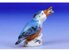 WAGNER und APEL miniatűr porcelán madár
