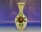 Nagyméretű virágos kerámia váza 32.5 cm