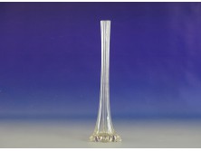 Régi üveg szálváza 35.5 cm