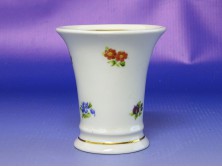Régi UNTERWEISSBACH porcelán váza 7 cm