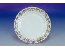Régi virágdíszes cseh porcelán tányér 23.5cm