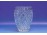 Gyönyörű csiszoltüveg váza 15.5 cm