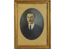 Régi férfi portré fotográfia 71 x 53.5 cm