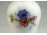 Virág mintás Zsolnay porcelán váza 14 cm