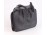 Régi rézcsatos fekete női táska