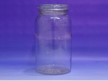 Régi üveg fedeles befőttes üveg 1.5 liter