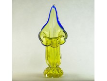 Fújtüveg BOHEMIA művészi üveg váza 37 cm