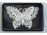 Régi horgolt csipke pillangó 5 x 7 cm