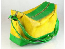 Retro zöld sárga brazil válltáska
