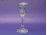 Régi aranyozott üveg gyertyatartó 16 cm