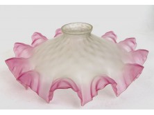 Antik konyhai fodros rózsaszín lámpabúra