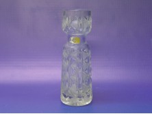 Régi Imperlux jelzett kristály váza 21 cm