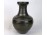 Lakatos L. mohácsi fekete cserép váza 23 cm