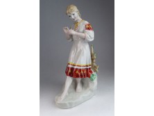 Nagy méretű orosz porcelán szobor 29.5 cm