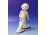 Utazó táskás fiú porcelán figura 21 cm