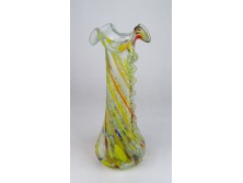 Régi muránói művészi üveg váza 25.5 cm