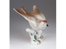 Hibátlan porcelán madár figura 11.5 cm