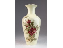 Vajszínű Zsolnay porcelán váza 16.5 cm