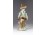 Biszkvit porcelán cserkész fiú figura 19 cm