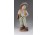 Biszkvit porcelán iskolás fiú figura 28 cm