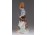 Biszkvit porcelán libás fiú figura 21 cm