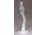 Retro modell lány porcelán szobor 22.5 cm