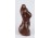 Jelzett kubai női torzó akt fafaragás 25 cm