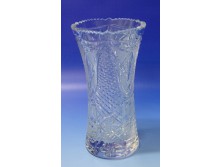 Hibátlan régi kristály váza 20 cm