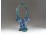 Régi muránói jellegű üveg kosár 19 cm