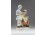 Biszkvit porcelán zenélő figura pár 20.5 cm