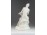 Biszkvit porcelán női akt figura 21 cm