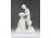 Biszkvit porcelán női akt figura 21 cm