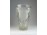 Madaras csiszolt üveg váza 21 cm