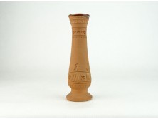 Régi orosz kerámia váza szálváza 15.5 cm