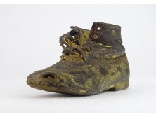 Antik valódi bőr kiscipő gyerek cipő