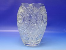 GATE főiskola Gyöngyös kristály váza 26 cm