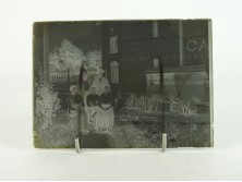 Antik üveglemez fotográfia üvegnegatív