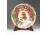Régi címeres porcelán dísztányér