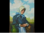 Parobek Alajos : Fiatal lány korsóval 1930