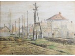Wanek S. Ferenc : Szegedi utcarészlet