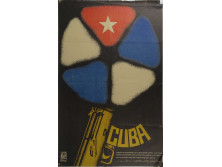 Politikai plakát a hidegháború korábol - CUBA 