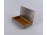 Régi Budapest feliratú fabetétes iparművészeti fém doboz 15 x 8.5 cm 